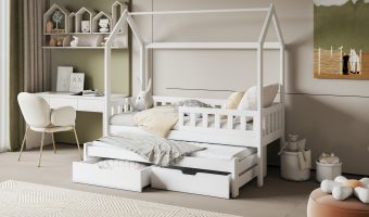 TYMON II łóżko 2 osobowe – DOMEK