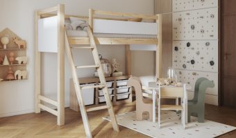 VESPER łóżko 1 osobowe, antresola